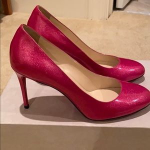 Christian Louboutin Patent glitter pumps